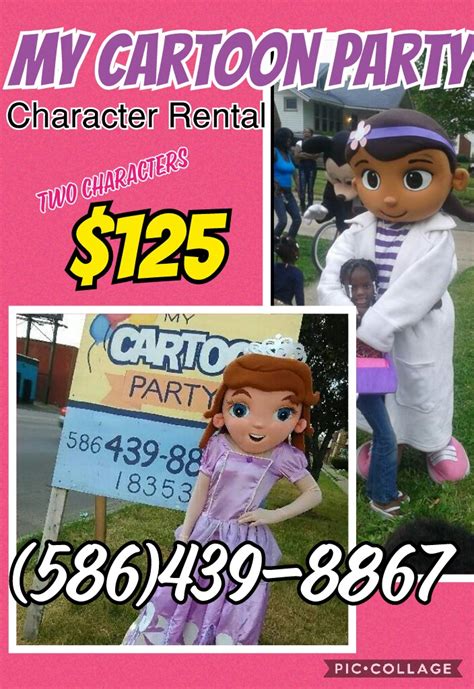 fantasy party rental|rent cartoon character birthday party.